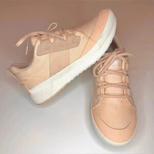 Sorel Women's Out N About III Low Sneaker Canvas Shoes size 8.5